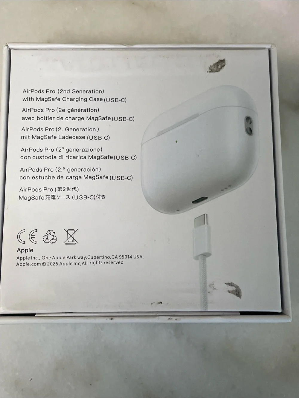 Apple AirPods Pro (White) - True Wireless Earbuds New but tested